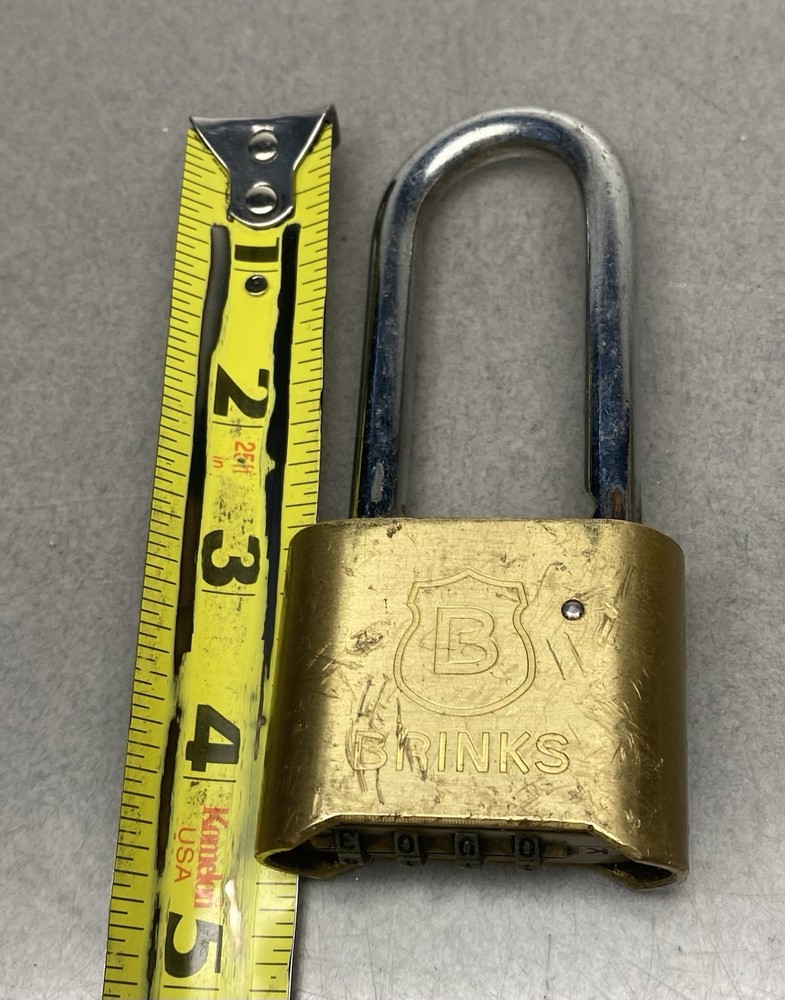 Brinks Combination Lock Used Padlock