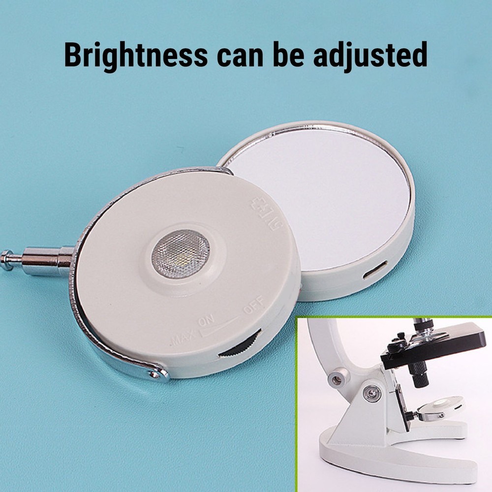 New LED Microscope Light For Crisp Imaging Education Research