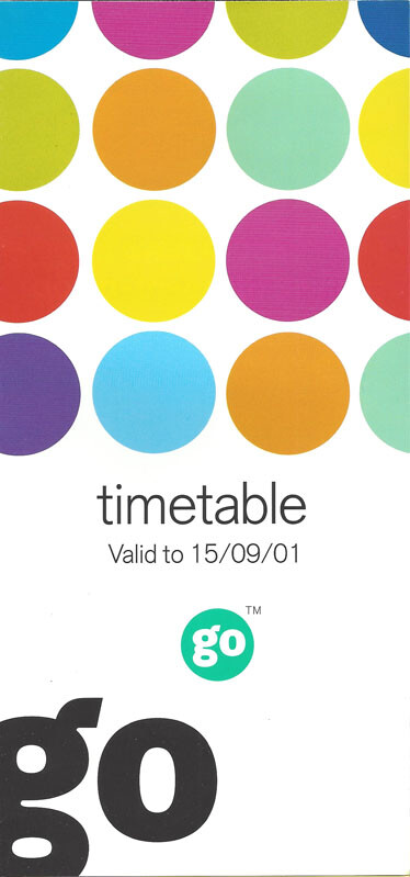 Go system timetable 3/25/01 [2011] Buy 4+ save 25%