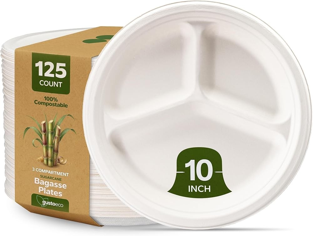 postable Srcane Paper Plates, Heavy Duty, Eco-Friendly,