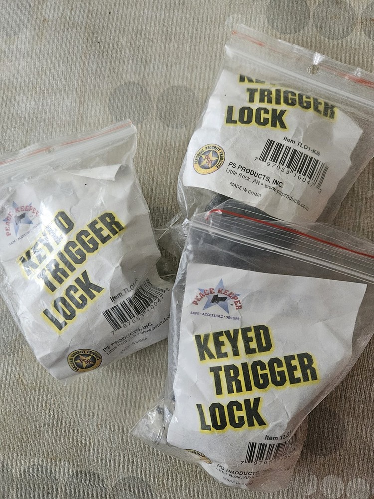 Keyed Gun Trigger Safety Lock