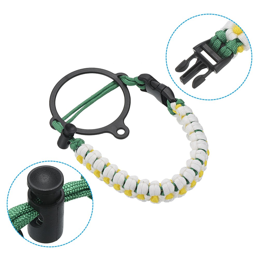 Water Bottle Holders Paracord Handle Strap Carrier White