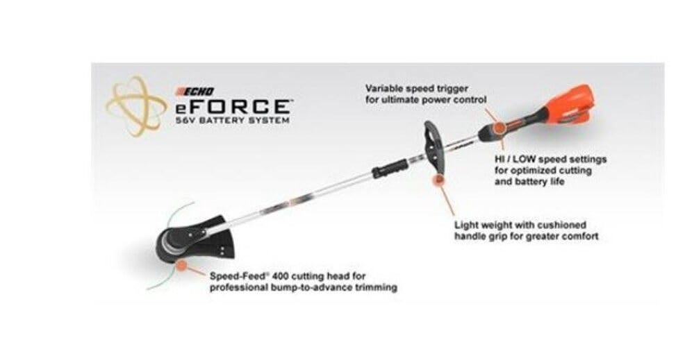 Echo DSRM2100BT eFORCE 56V 16" Brushless Cordless String Trimmer (Tool Only)