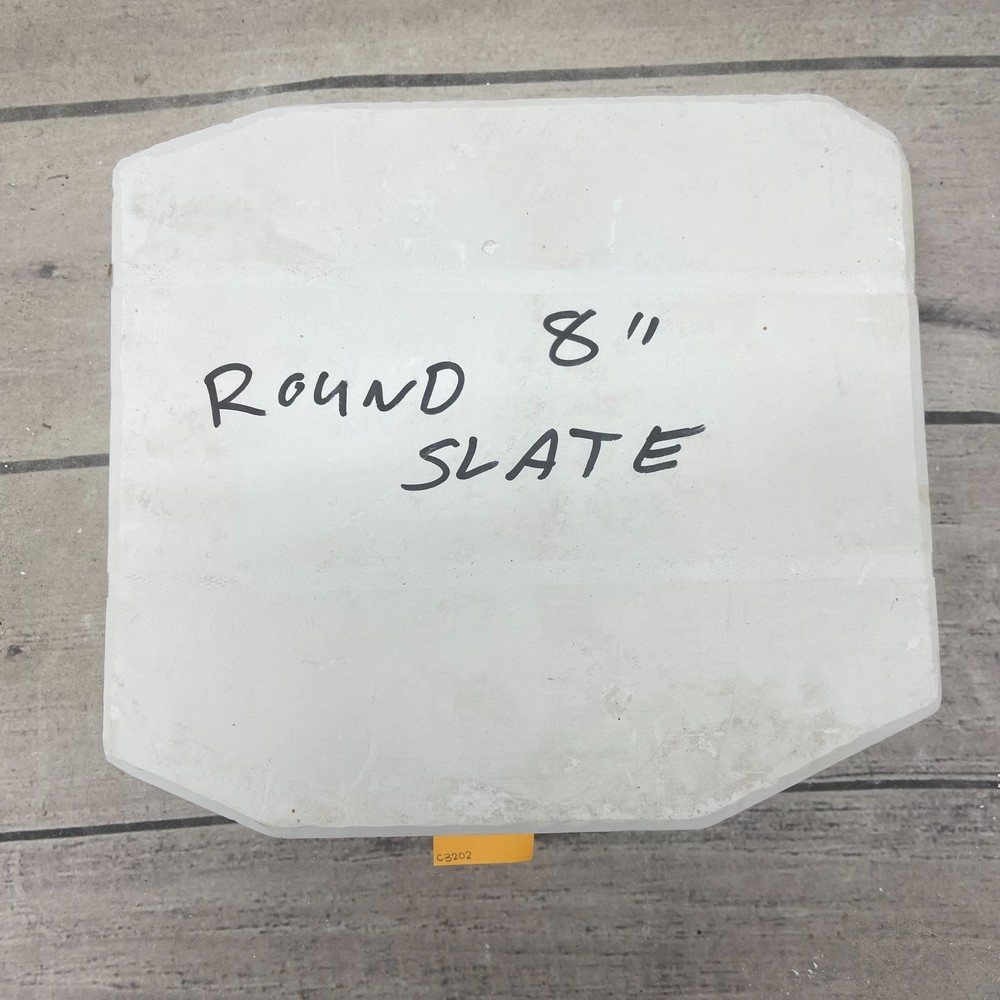 2004 Riverview Ceramic Casting Mold Round Slate 8" #1008