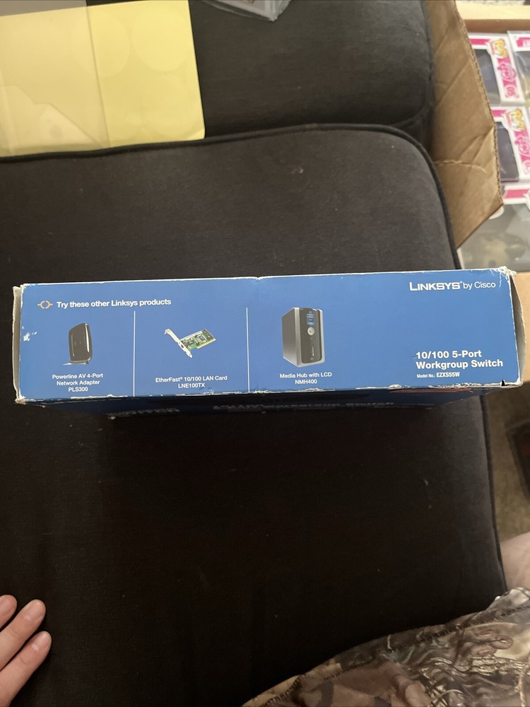 Cisco-Linksys EZXS55W EtherFast 10/100 5-Port Workgroup Switch