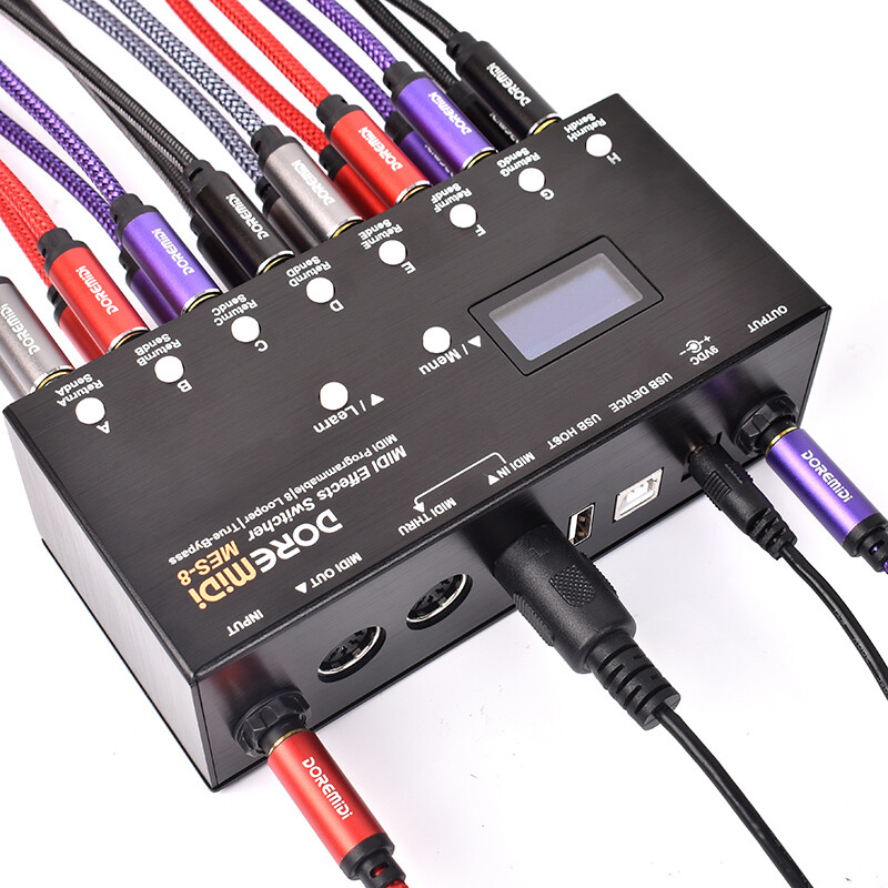 DOREMiDi MIDI Effects Switcher MES-8 controller