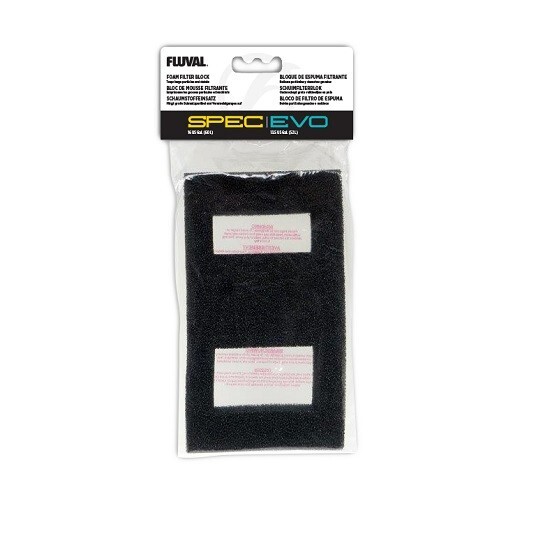 FLUVAL FOAM FILTER BLOCK FOR EVO/SPEC AQUARIUM - 10532