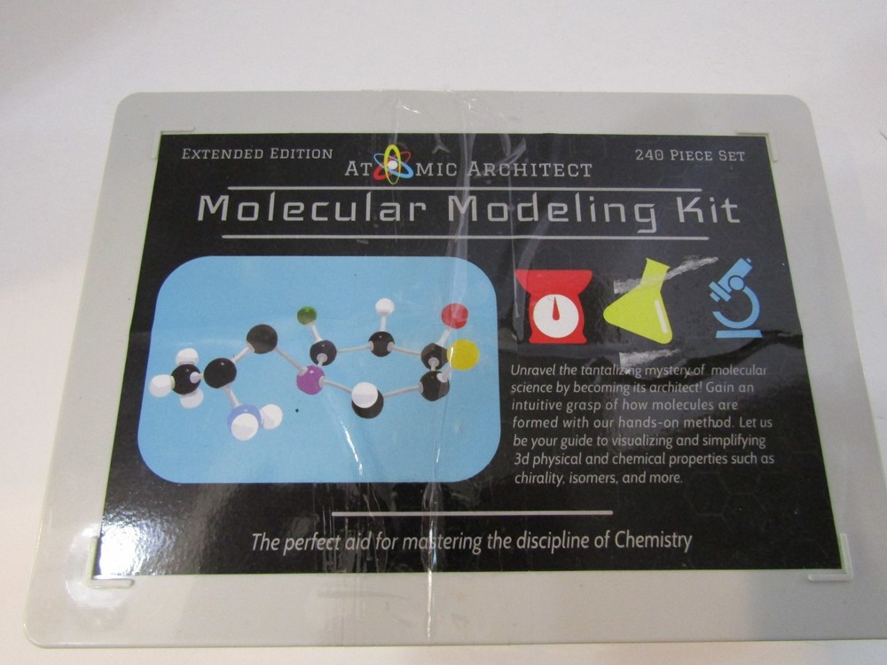 NEW ATOMIC ARCHITECT MOLECULAR MODELING KIT 240 PIECE SET