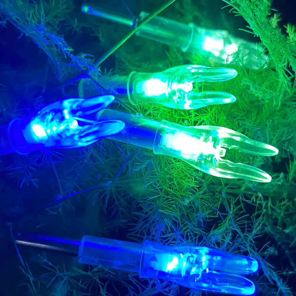 Universal LED Arrow Nocks with Bowstring Screwdriver - 6 Pack