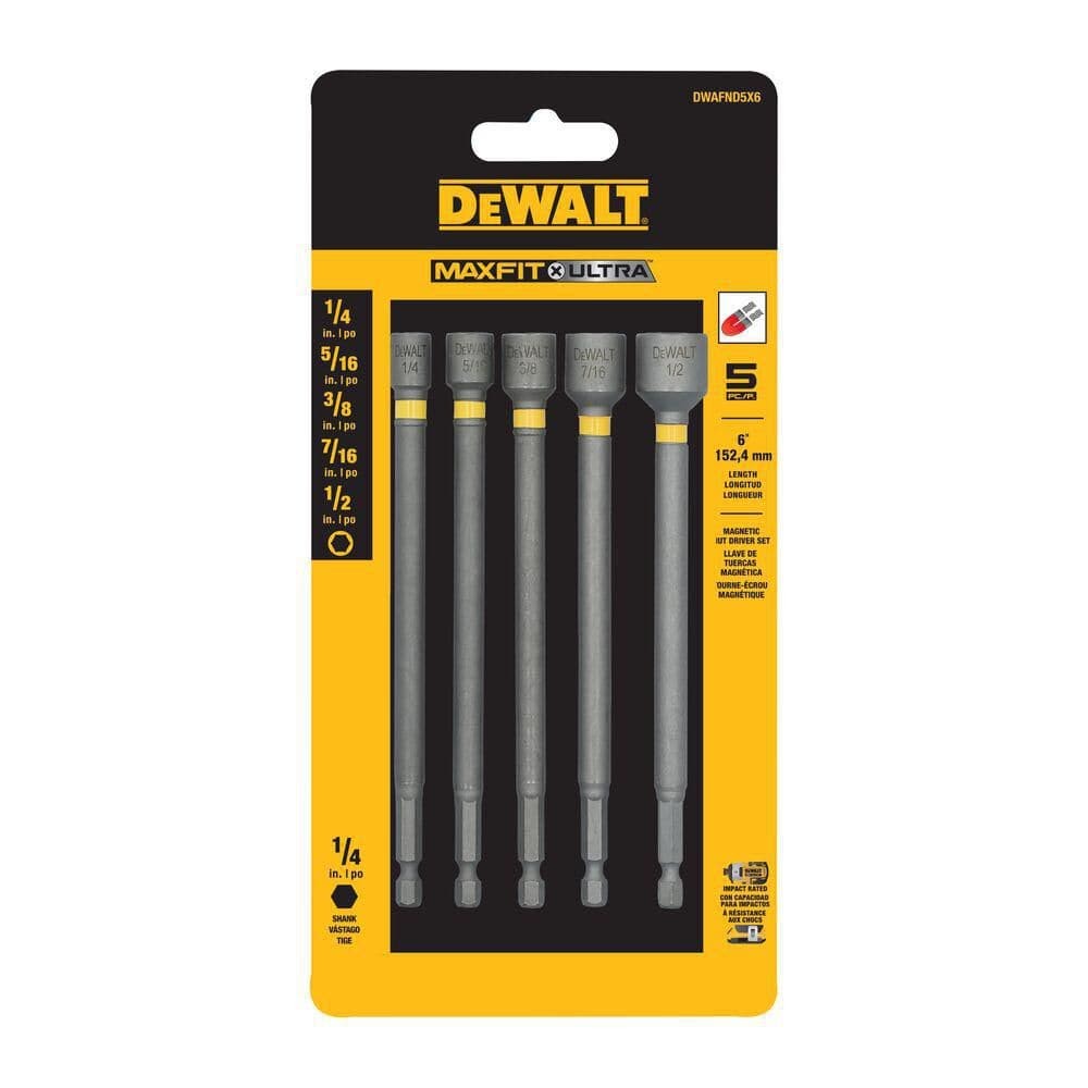 DEWALT 6 in. Nut Driver Set (5-Piece)