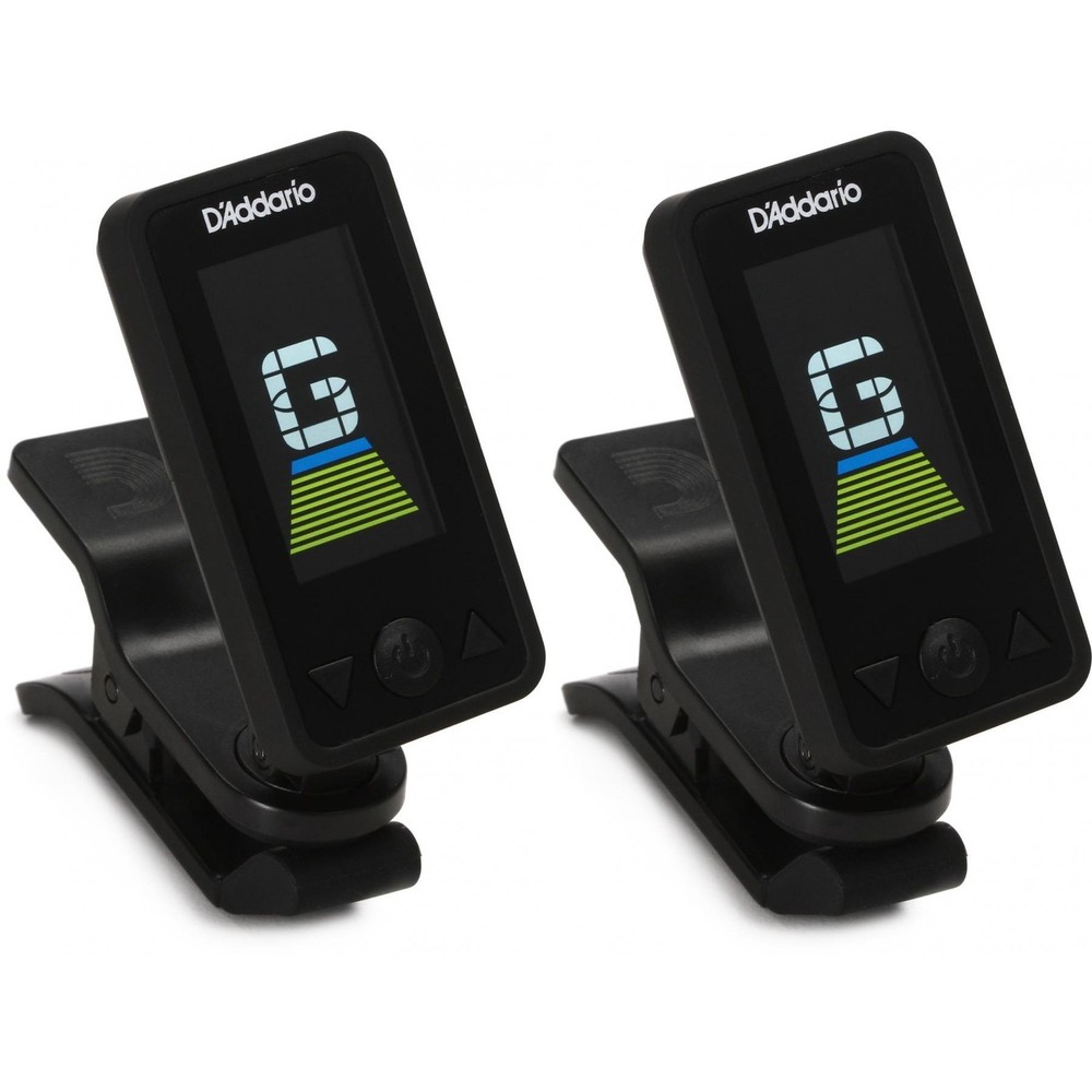 D'Addario Eclipse Clip-on Tuner 2-pack