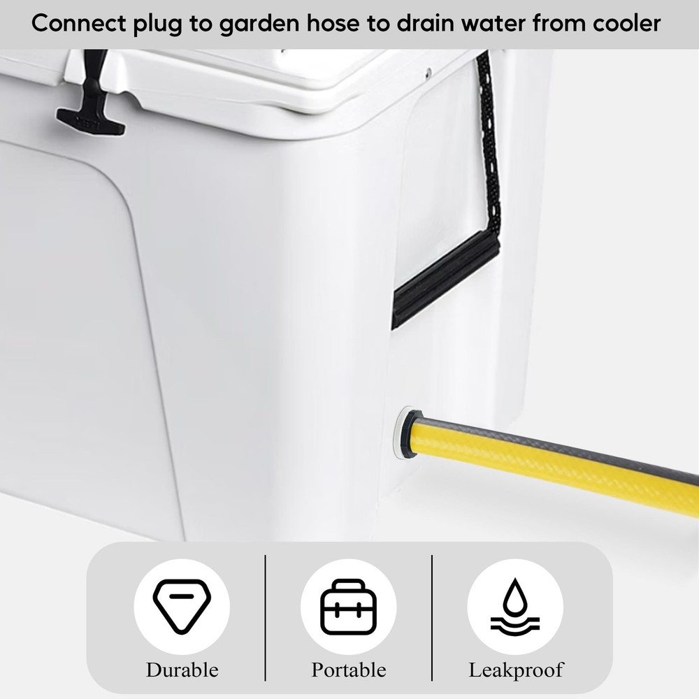 Cooler Drain Plug Hose Connection, Cooler Plug Replacement Compatible with Ye...