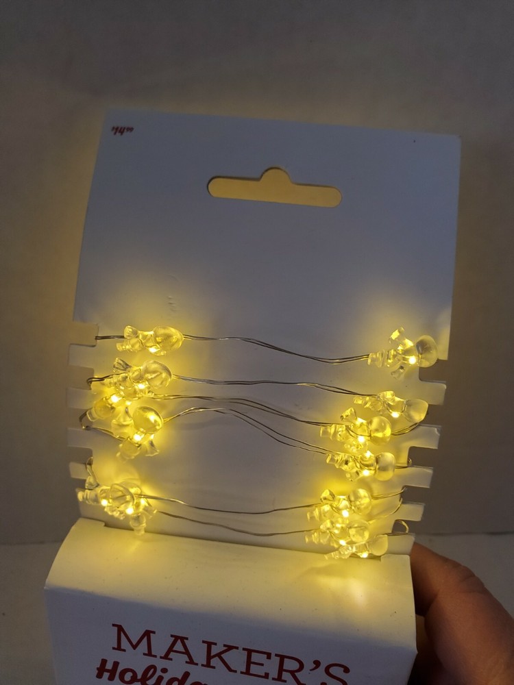Snowmen 20 mini LED lights - 4.20 ft.