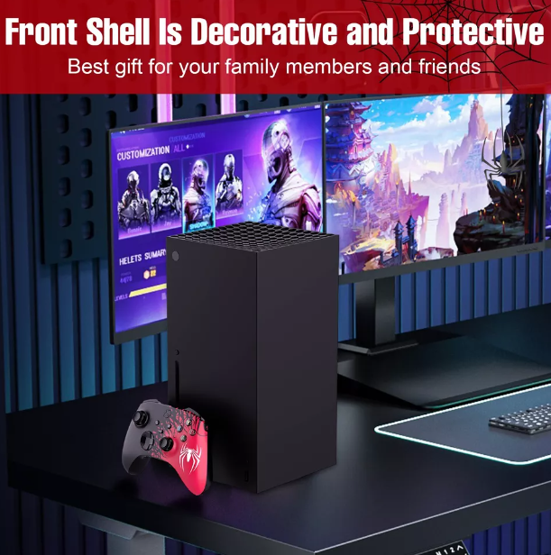 2 x Replacement Front Shells for Xbox Series X/S Controller Spider-Man 2 Element