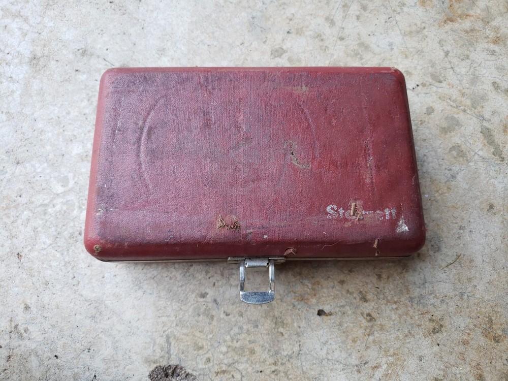 Starrett Universal Dial Indicator Set, No. 645, Back Plunger with Case & Box