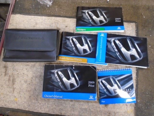 PILOT 2009 Owners Manual 2018142