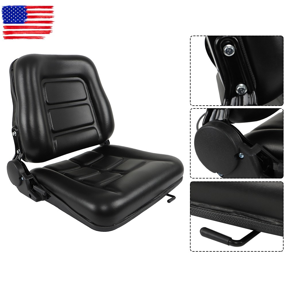 Universal Forklift Seat Back Fold Down Forklift Seatwith Adjustable Angle