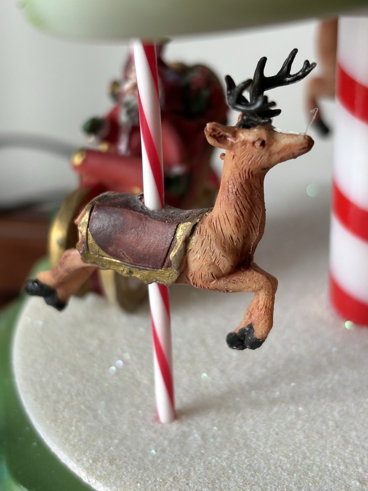 Animated Lightup & Musical Tree/carousel Multicolor Not Ceramic