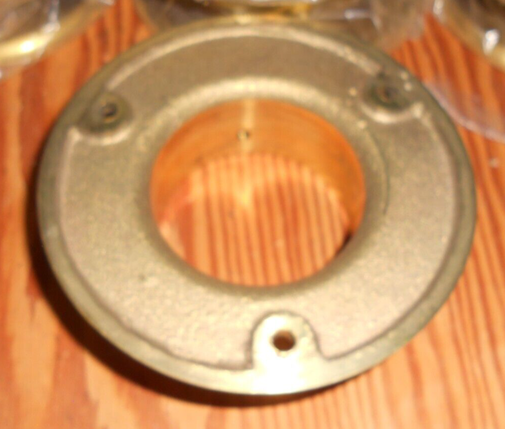 4" Brass Flange Three Mount # 6914 with 2" i.d. for pipe