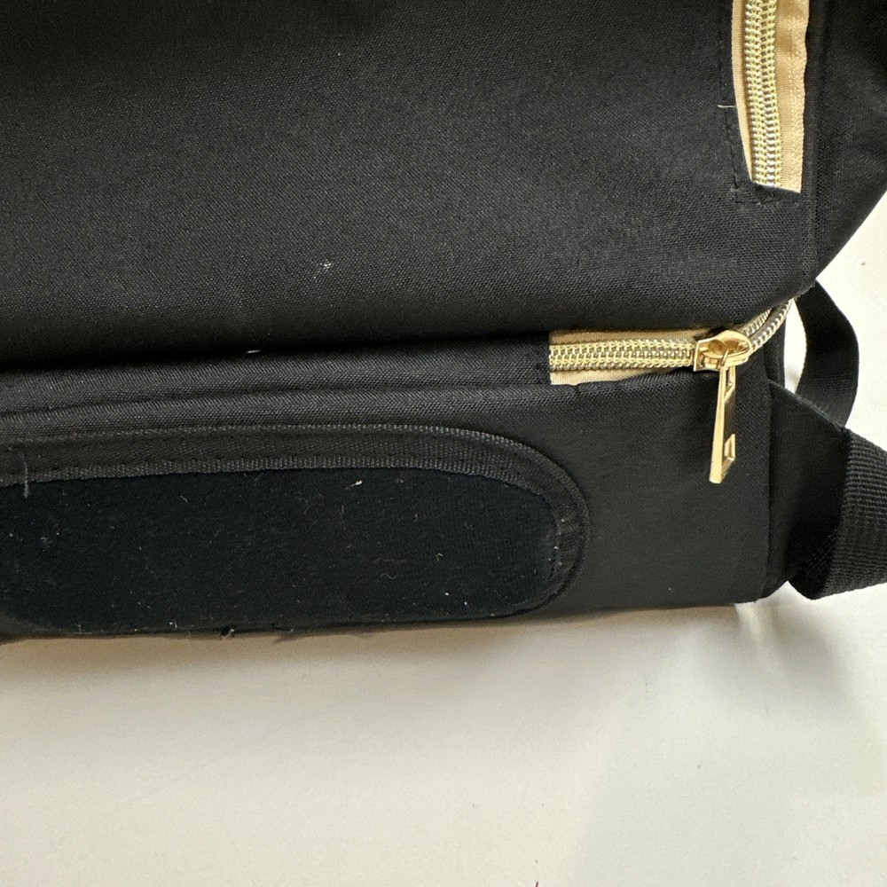 Breast Pump Backpack with cooler, USB Charging Port Black