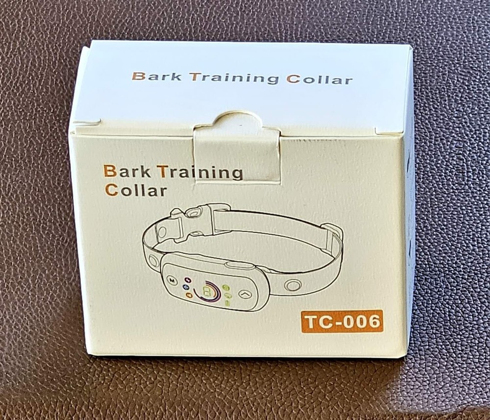 Waterproof Leatherette Strap Auto Anti bark Dog Training Shock Collar Device