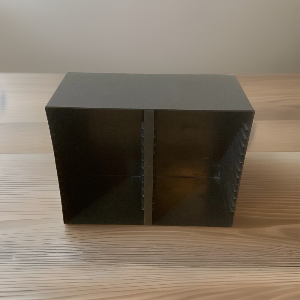 Gemini Black 30 CD Media storage holder case rack organizer wall mountable