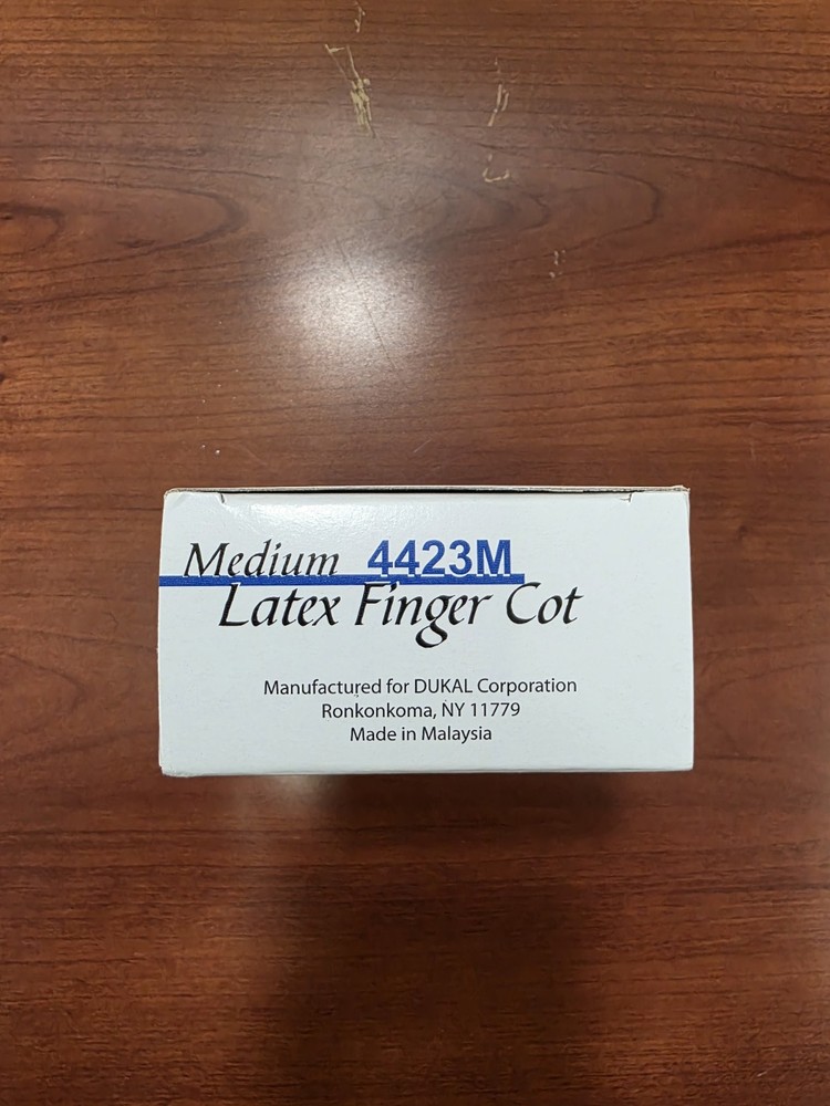Tech-Med Latex Finger Cots - Medium 144/BX