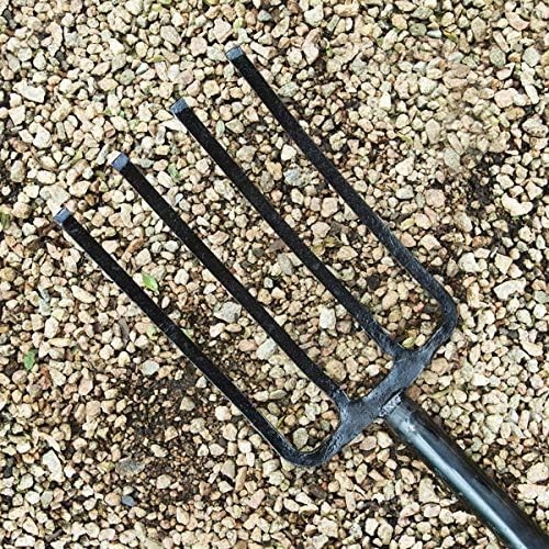 Digging Fork Steel Shaft Super Heavy Duty 4 Tine Spading Fork Virtually
