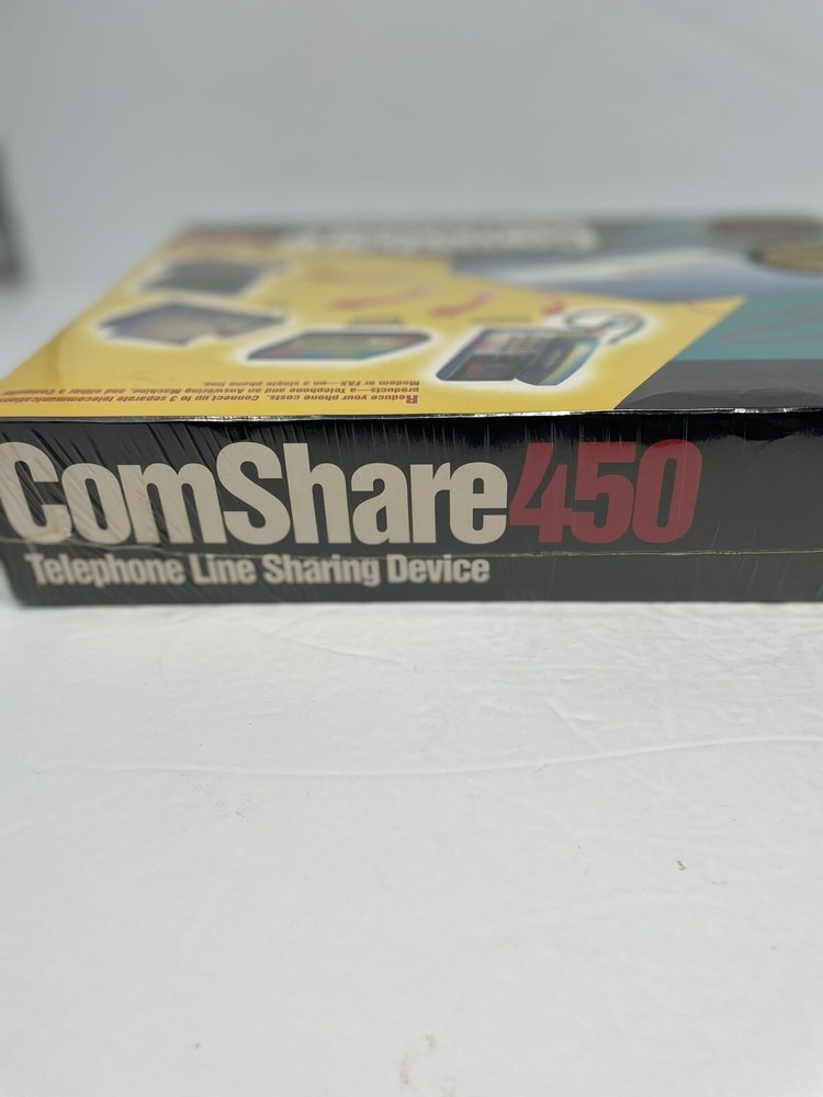 Comshare 450 Line Sharing Device Phone Fax Answering Machine Computer New Sealed