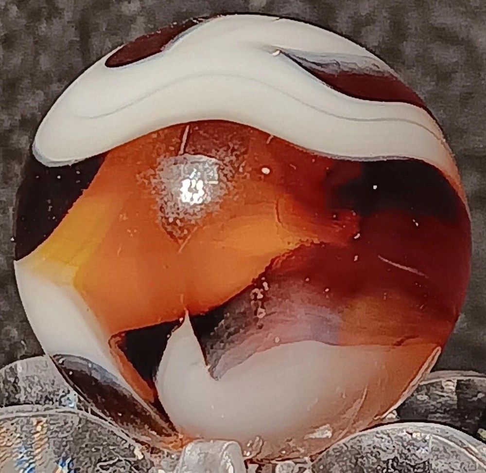 Jackson Swirl Marble. .9/16" Mint. Htf Example. Circa (1945-1946)