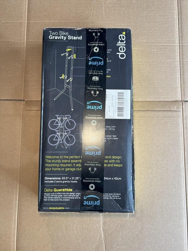 Delta Two Bike Gravity Stand 2 Bikes Easy Assembly
