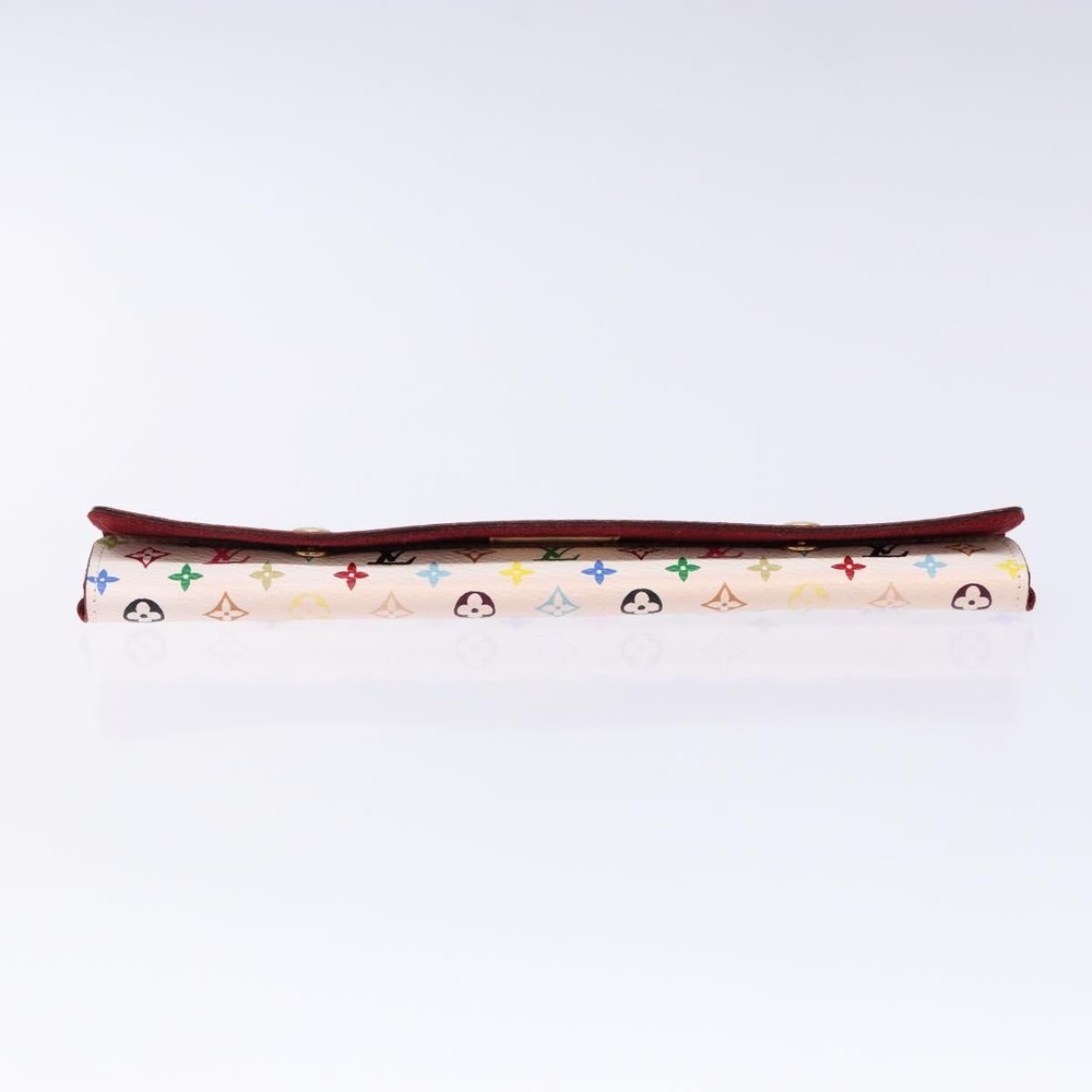 LOUIS VUITTON Accessory Case Watch case White LV Auth CB063