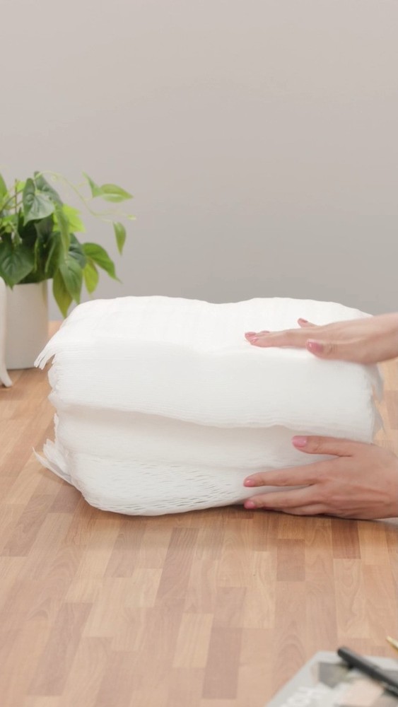 100 Pack Foam Sheets 12"x12" 1/16" Thick Cushioning Material for Packing Shippin