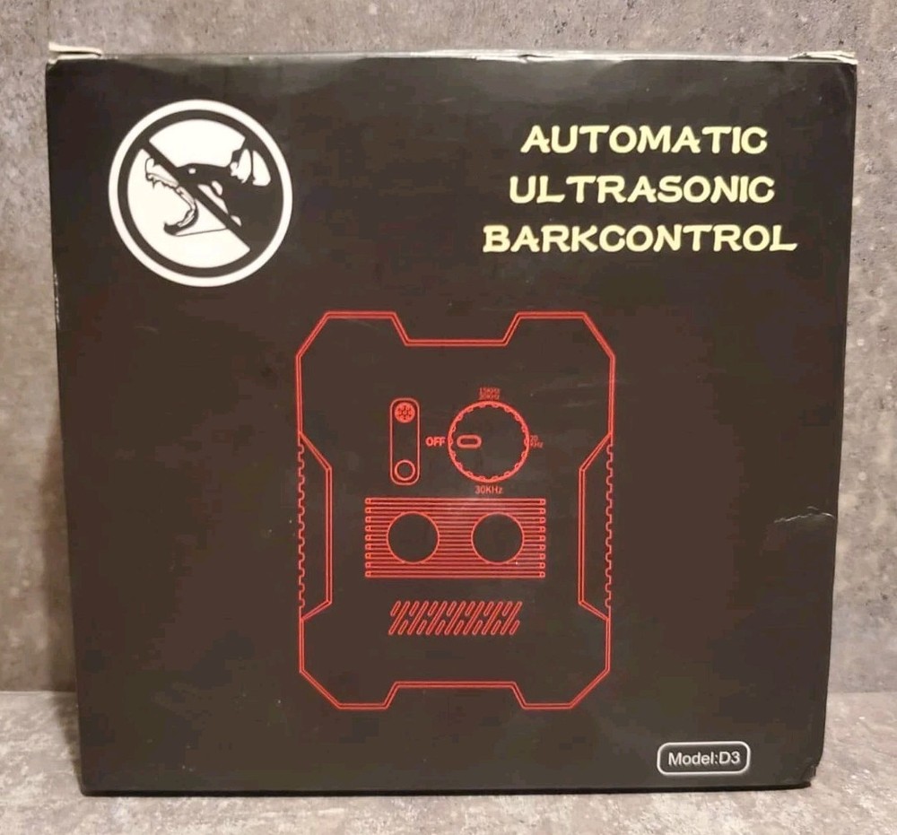 Automatic Ultrasonic Bark Control Model D3 w/Charging Cord....Free Shipping!