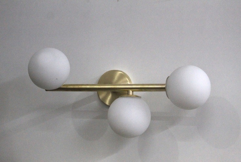 Mid Century Brass wall lamp Spotlight – Wall Mounted Elegance