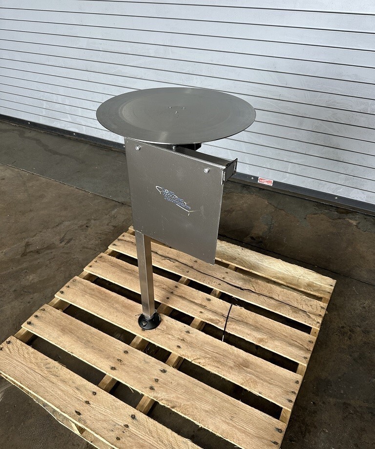 Liquid Packaging Solutions 90 Degree Rotary Conveyor Turn, Curve, Rotary Table