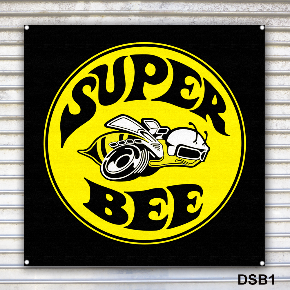 Dodge Super Bee Banner Sign Wall Art