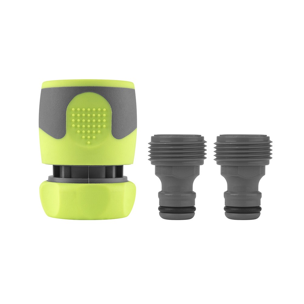Flexzilla HFZGAK12 Quick Connect Fittings, 3PC Coupler Plug Kit