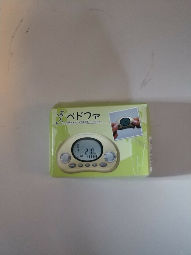 Pedometer With Fat Analyzer