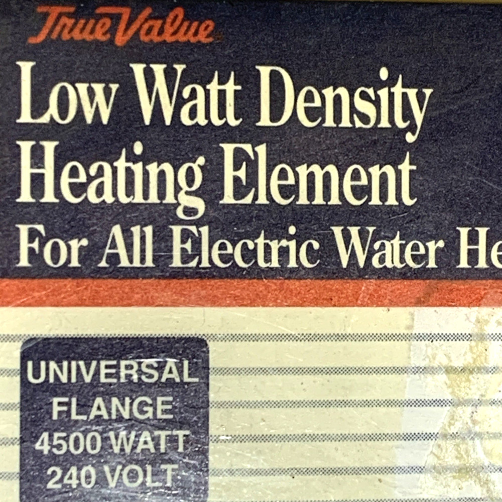 NEW True Value Low Watt Density Heating Element For All Heater Universal Flange