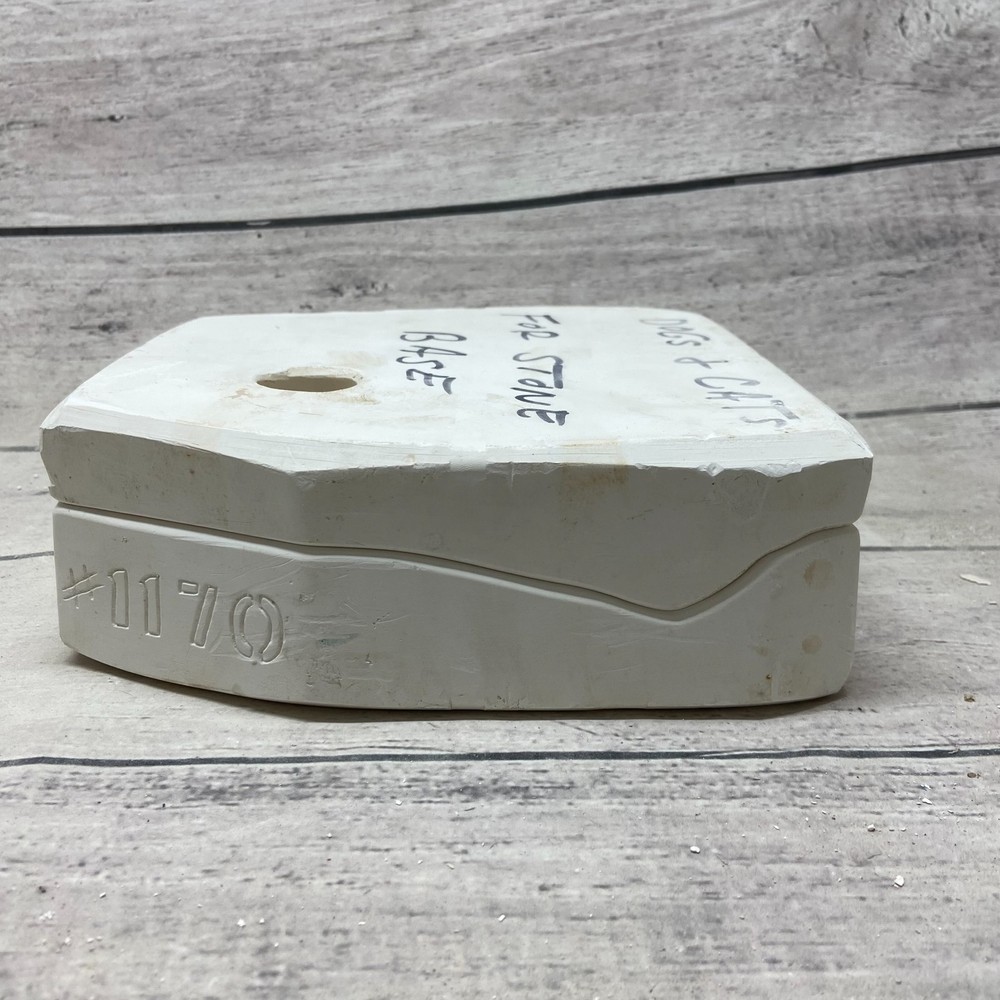 Unbranded Ceramic Casting Mold Dogs & Cats for Stone Base #H70