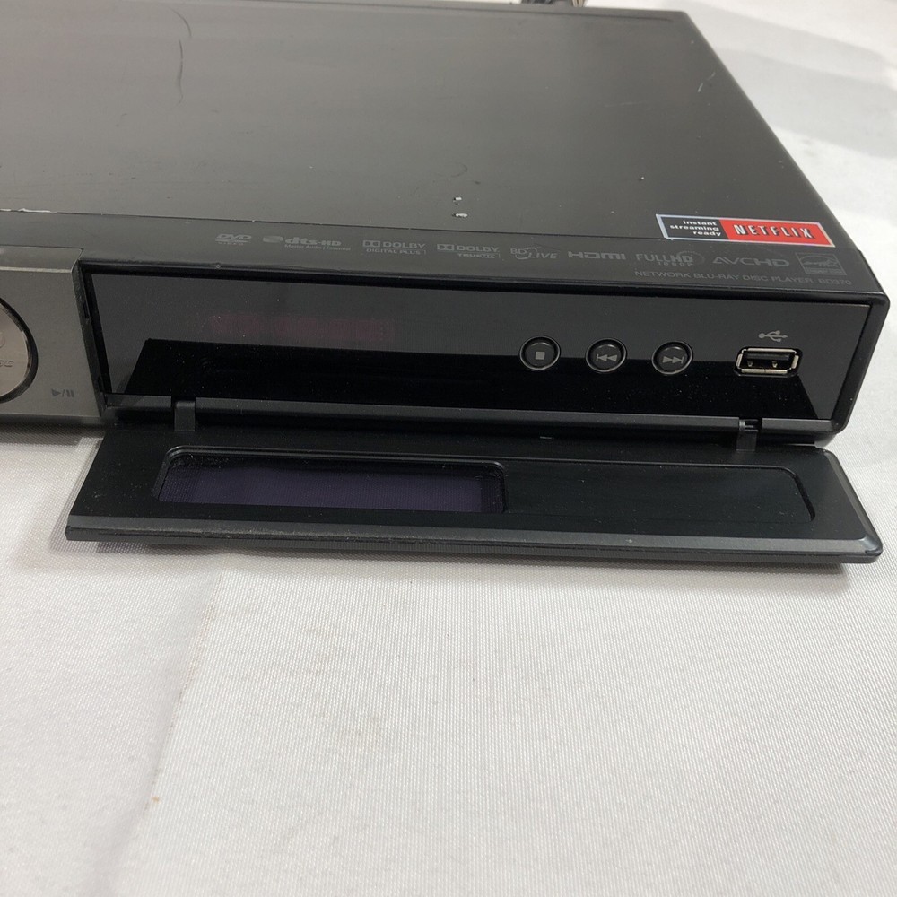 LG BD370 Blu-Ray DVD Player - No Remote, Tested, Working