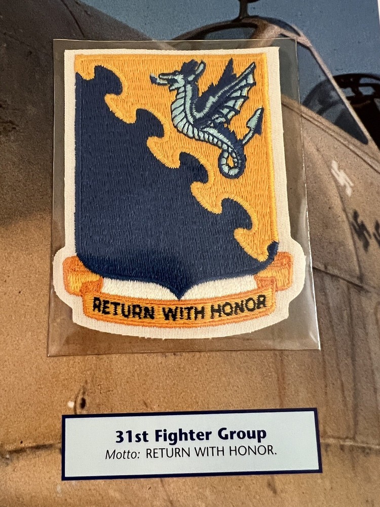 Emblems Of Air War Patch 31st Fighter Group “Return With Honor” Willabee & Ward