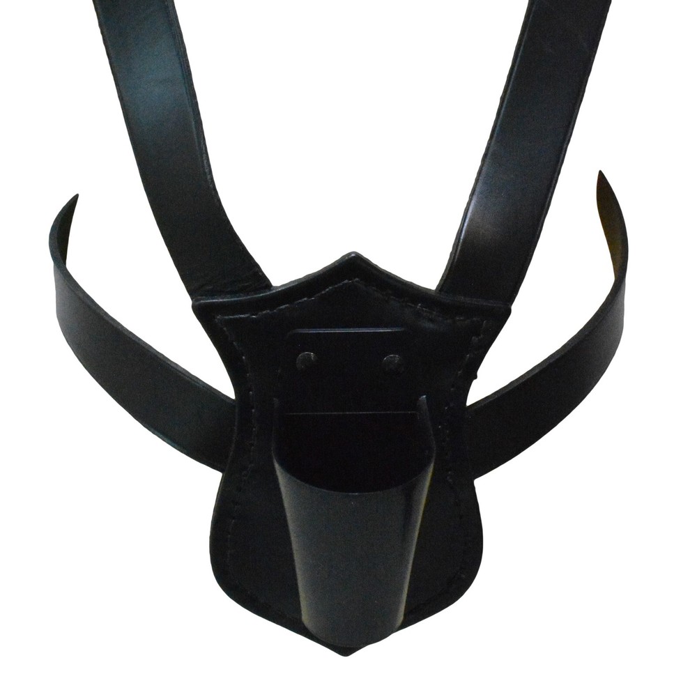 Jay-Pee Double Strap Adjustable Leather Parade Flag Carrier w/Cup Honor Guard