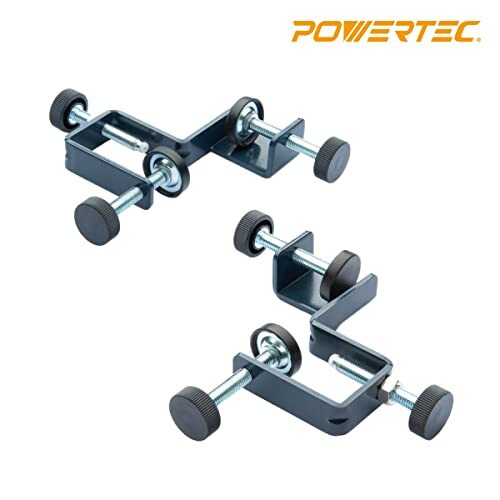 POWERTEC Drawer Front Installation Clamps for Woodworking, Assorted Styles