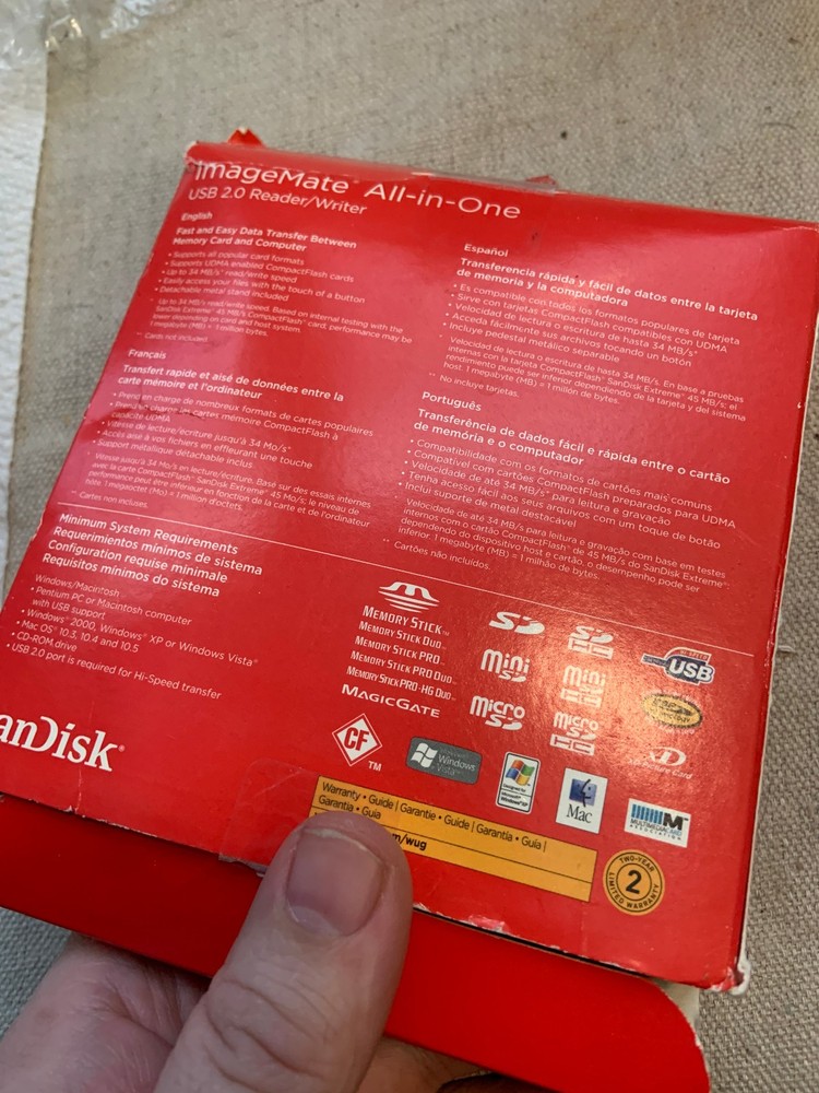 Sandik Imagemate All in One USB 2.0 Reader/ Writer in Box