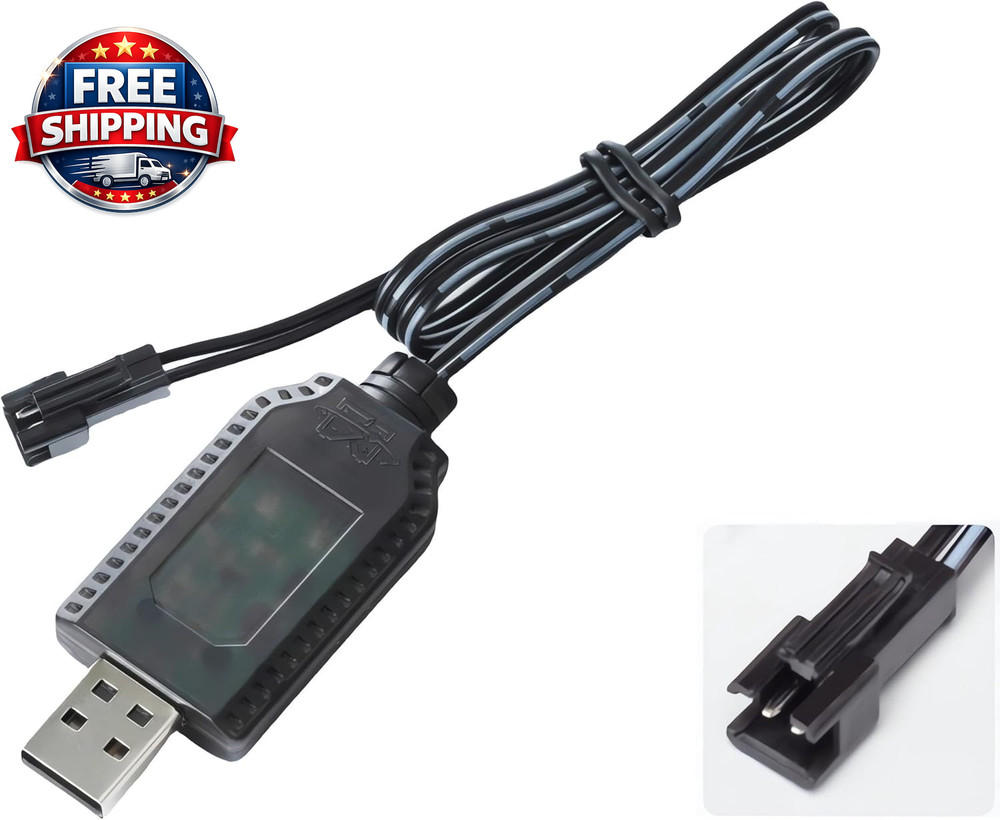 Universal RC Battery Charger Cable with SM 2 Pin Connector Plug for 7