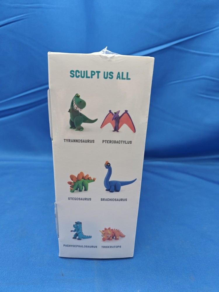 Hey Clay Sculpting Dinosaurs Dinos 15 Cans Interactive Modeling Craft Kit Tools