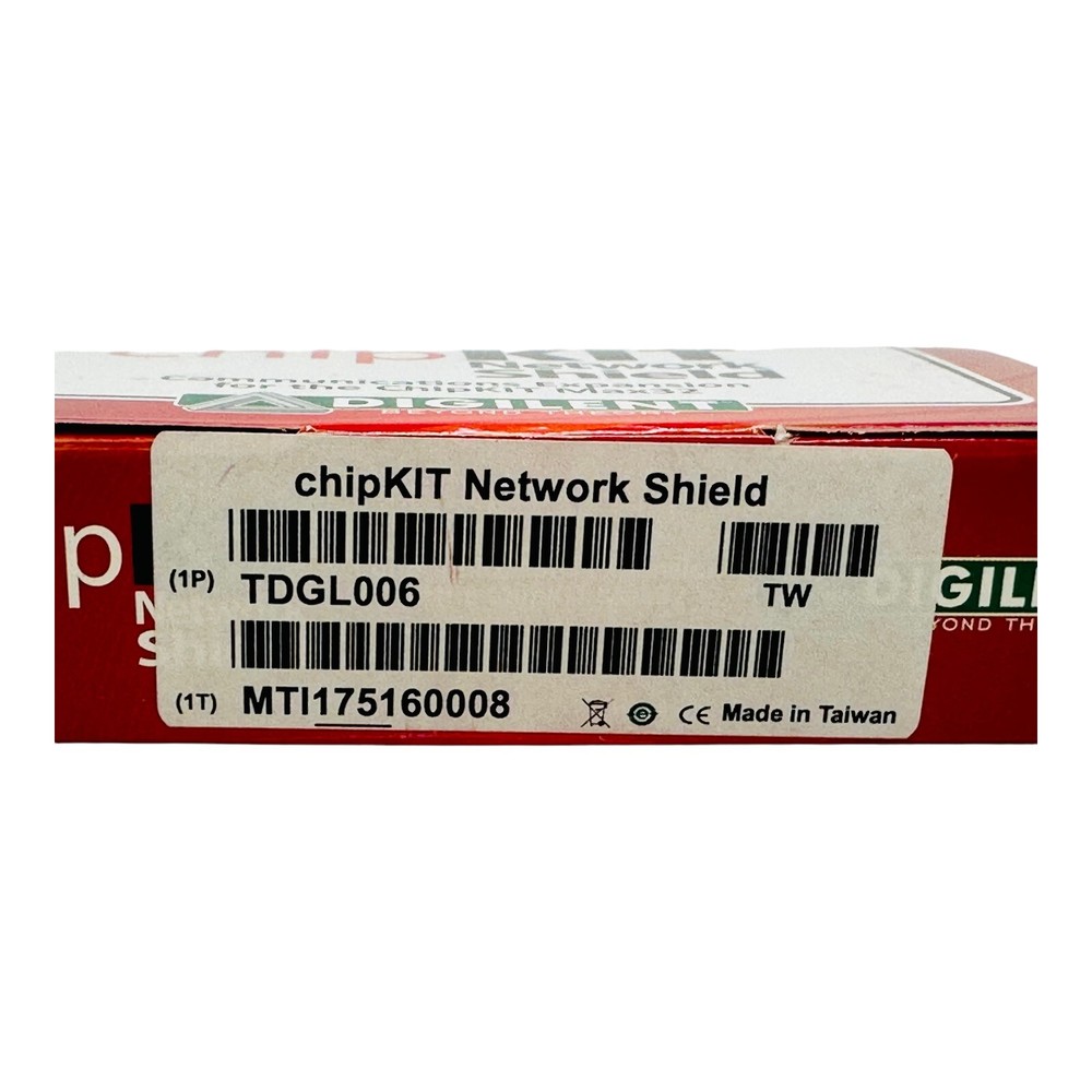 DILIGENT TDGL006 chipKIT NETWORK SHIELD COMMUNICATIONS EXPANSION FOR Max32 NOS
