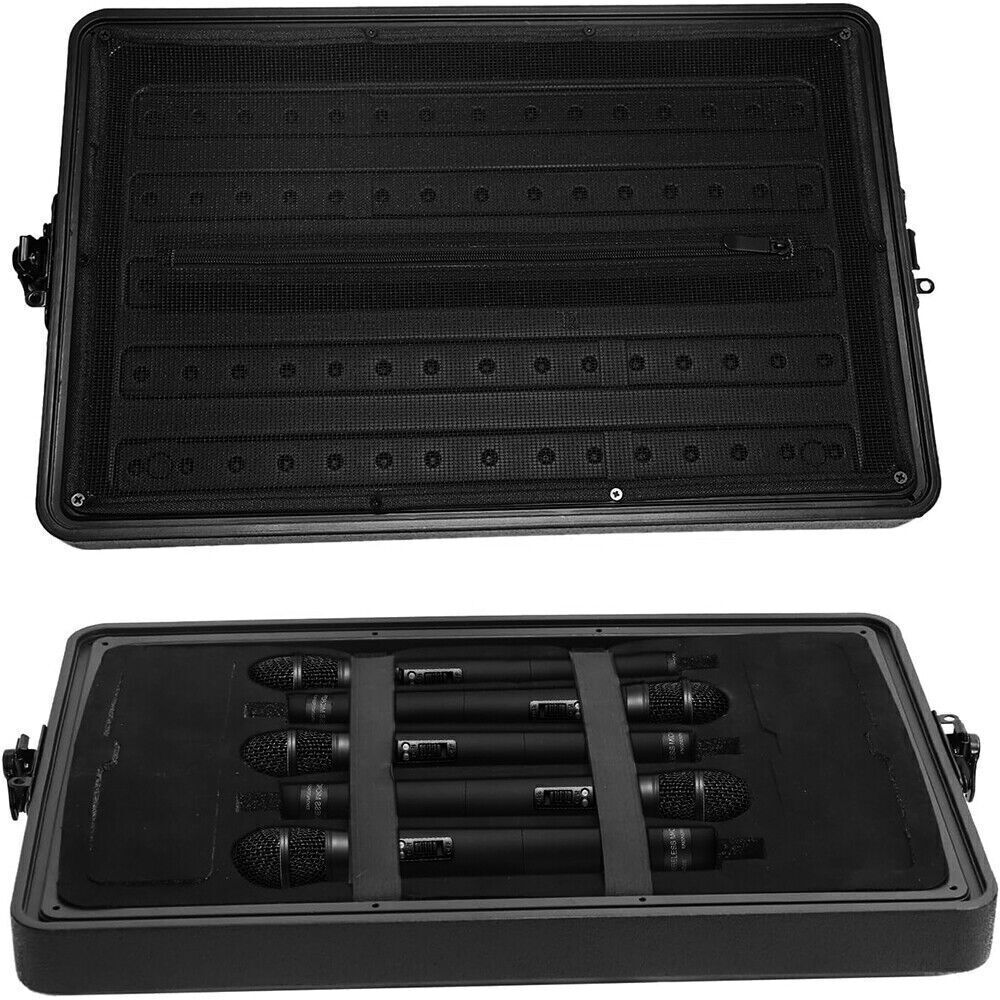 6U Rack Case Shallow 16" Depth,19" Rackmount Flight Cases Shockproof Mount Racks